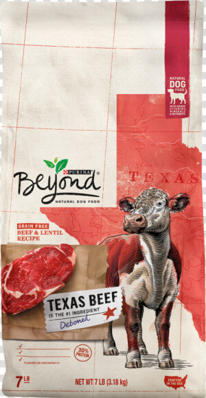 Purina Beyond Dog Food Grain Free Texas Beef  HD Png Download