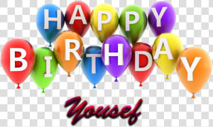 Yousef Happy Birthday Balloons Name Png   Happy Birthday Dusty  Transparent Png