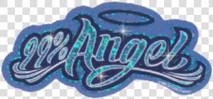 Angel Sparkly Sparkle Sticker Y2k Cute Blue Angelic   Angel Y2k  HD Png Download