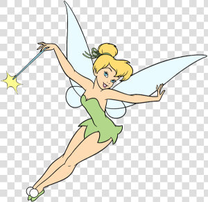 Transparent Tinkerbell Svg   Tinker Bell Magic Wand  HD Png Download