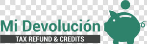 Mi Devolucion Tax Refund  amp  Credits Logo   Graphic Design  HD Png Download