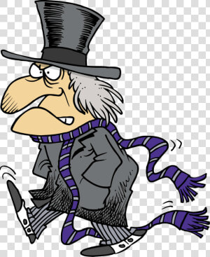 Transparent Ebenezer Scrooge Clipart   Cartoon Scrooge Christmas Carol  HD Png Download