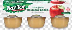 Applesauce   Tree Top Apple Sauce No Sugar Added  HD Png Download