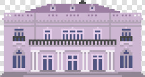 Pixelated New Orleans House   Architecture  HD Png Download