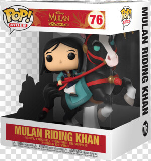 Mulan Riding Khan Funko Pop  HD Png Download