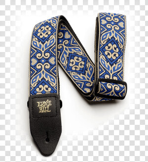 Ernie Ball 4165 Tribal Blue Jacquard Guitar Strap   Ernie Ball Strap Tribal  HD Png Download