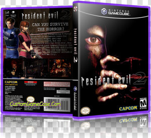 Resident Evil 2 Custom Game Case   Resident Evil 2 Pc Cover  HD Png Download