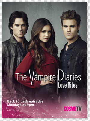 Vampire Diaries Elena Damon And Stefan  HD Png Download