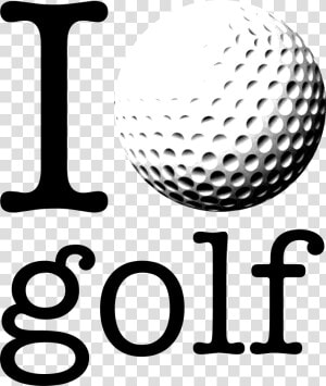 Clip Library Golf Clipart Black And White   Love Golf  HD Png Download