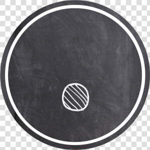 Circle Printable Chalkboard Letter  HD Png Download