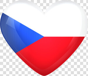 Large Images Of Happy New Year 2020 Beach   Czech Republic Flag Heart  HD Png Download