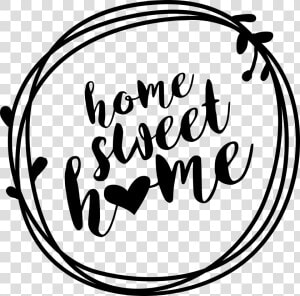 Home Sweet Home Calligraphy  HD Png Download