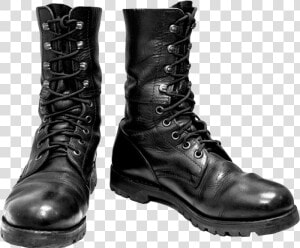 Army Boots Png   Black Combat Boots Transparent  Png Download