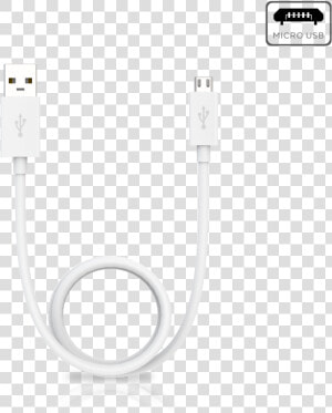 Motorola Data charging Cable Usb A To Micro Usb White   Usb Cable  HD Png Download