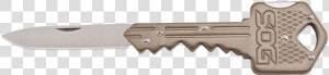 Key Knife   Brass   Sog Key Knives  HD Png Download