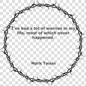 Barbed Wire With A Quote   Barbed Wire Circle Png  Transparent Png