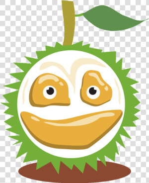 Durian Clipart Happy   Emotivon Durian Png  Transparent Png