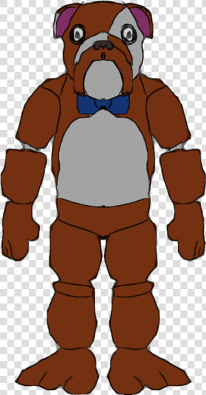 Bulldog Cartoon Muscle Png   Fnaf Bulldog Animatronic  Transparent Png