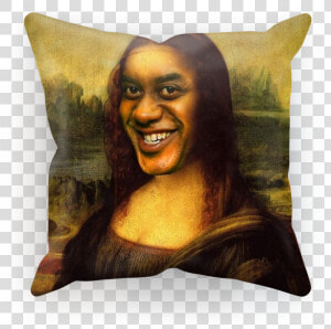 Ainsley Harriott As The Mona Lisa ﻿sublimation Cushion   Ainsley Harriott  HD Png Download