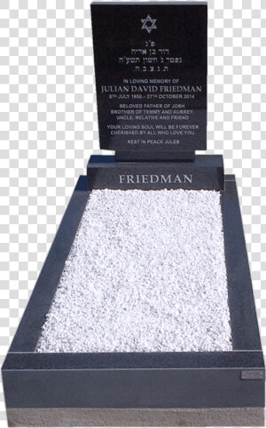 962 X 1078   Headstone Memorial With Pebbles  HD Png Download