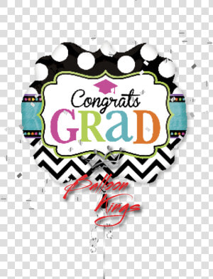 Congrats Grad Chevron Marquee   Graduation Party Clip Art  HD Png Download