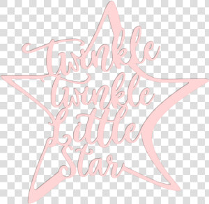 Twinkle Twinkle Little Star Metal Art   Calligraphy  HD Png Download