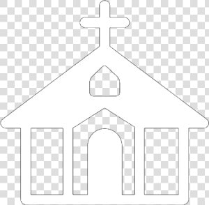 Church Clipart Icon   White Church Symbol Png  Transparent Png