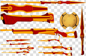 Rwby Pyrrha Weapon  HD Png Download