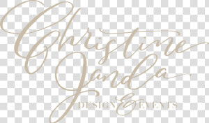 Christine Janda   Calligraphy  HD Png Download