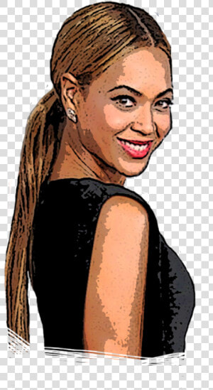 Human Hair Color Hairstyle Hair Coloring Long Hair   Cartoon Beyonce Png  Transparent Png