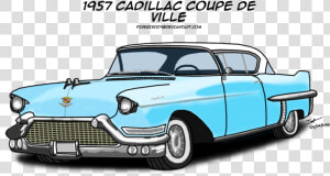 Cadillac Drawing Deville   1957 Cadillac Drawing  HD Png Download