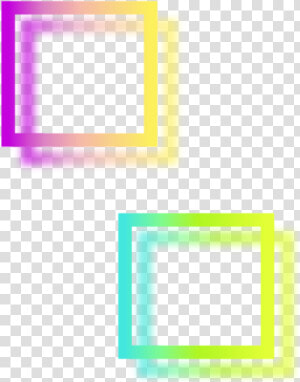  natalya040  square  shadow  neon  border  frame  freetoedit   Border Png Lines For Picsart  Transparent Png