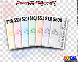 Monopoly Money  Replacement Play Money For Games   Bowling Pin Pawns  HD Png Download