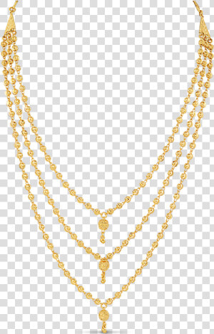 Layered Necklace Gold India  HD Png Download