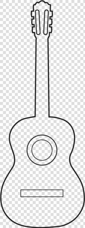 Black And White Pictures Of Guitars   Line Art  HD Png Download