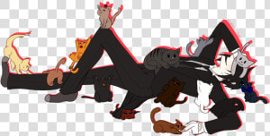 Sebastian Michaelis Kuroshitsuji Cats Neko Kuroshitsujifanpage   Chibi Neko Sebastian Michaelis  HD Png Download