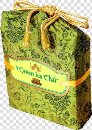 Green Tea Masala Chai In Green Tanchoi Bags 100gm   Bag  HD Png Download