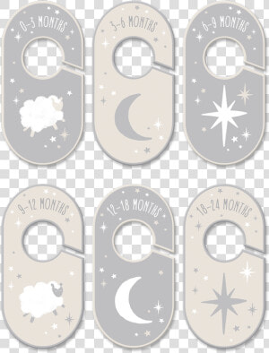 Twinkle Stars Closet Dividers   Circle  HD Png Download