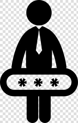 Businessman With Password   Human Group Icon Png  Transparent Png