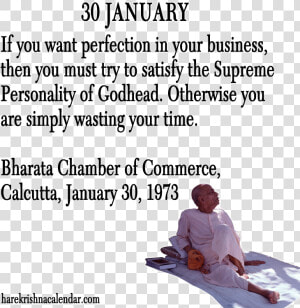 Srila Prabhupada Quotes For Month January   Quotes About January Month  HD Png Download