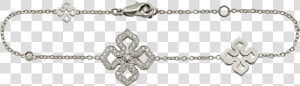 18kt White Gold Bracelet With Diamonds   Bracelet  HD Png Download