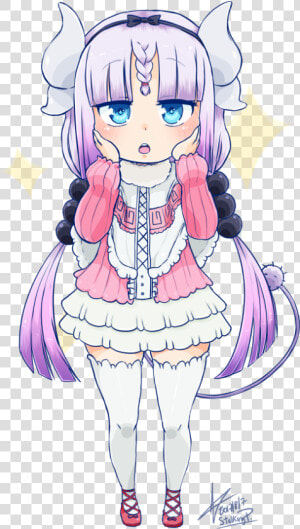 Kanna Kamui kobayashi San Chi No Maid Dragon kobayashi   Kanna Miss Kobayashi Transparent  HD Png Download