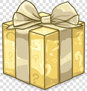 Transparent Gold Box Png   Gold Mystery Box  Png Download