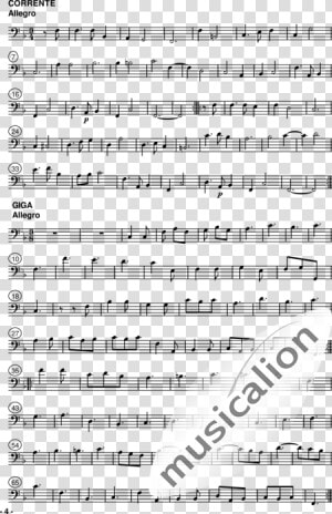 Sonatas   Violoncello Part   Prelude Samuel Wesley Noten  HD Png Download