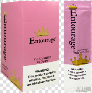 Entourage Pink Vanilla   Carton  HD Png Download