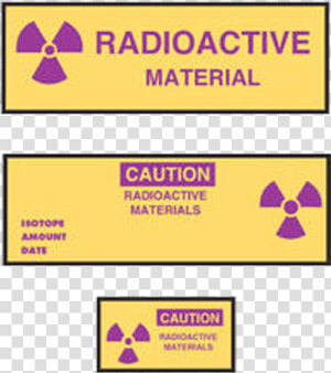 Tape  Caution  Radioactive Materials  180 Ft roll   Radiation Symbol  HD Png Download