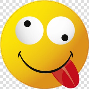 Autocollants Smiley 15 Mpa D 233 Co   Smiley Qui Tire La Langue  HD Png Download