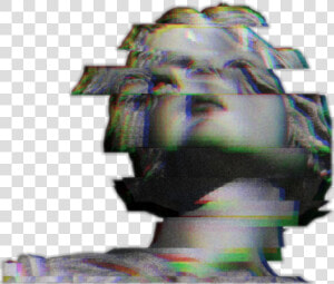 Glitch Vaporwave Vaporwaveart Aesthe Png Vaporwave   Glitch Statue  Transparent Png