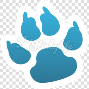 Dog Print Decal   Jack Russell Paw Print  HD Png Download