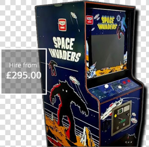 Classic Arcade Machines Games Space Invaders  HD Png Download